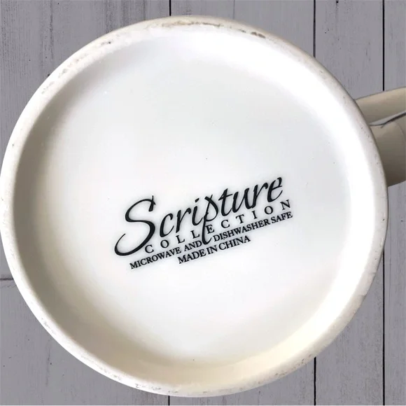 Lovely Coffee Mug Scriptures 1 John 2:16-17 LIFE IS SHORT Heaven Is Forever - Picture 3 of 4